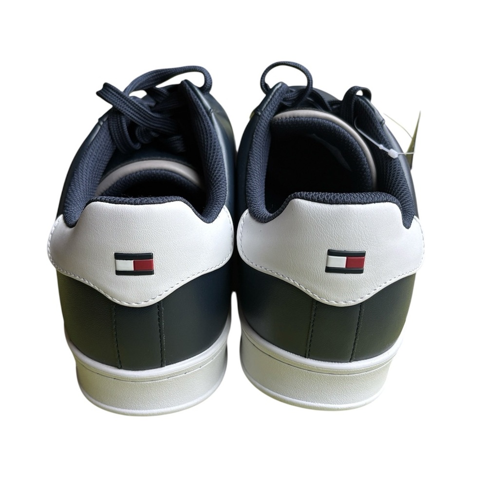 Tommy Hilfiger Jacalyn Men’s Sneaker Navy Blue Size 12 NWT Court Shoe - Picture 3 of 10